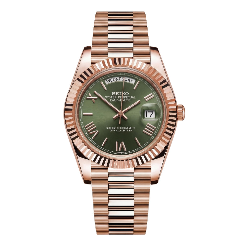 Daydate Rose Gold & Olive