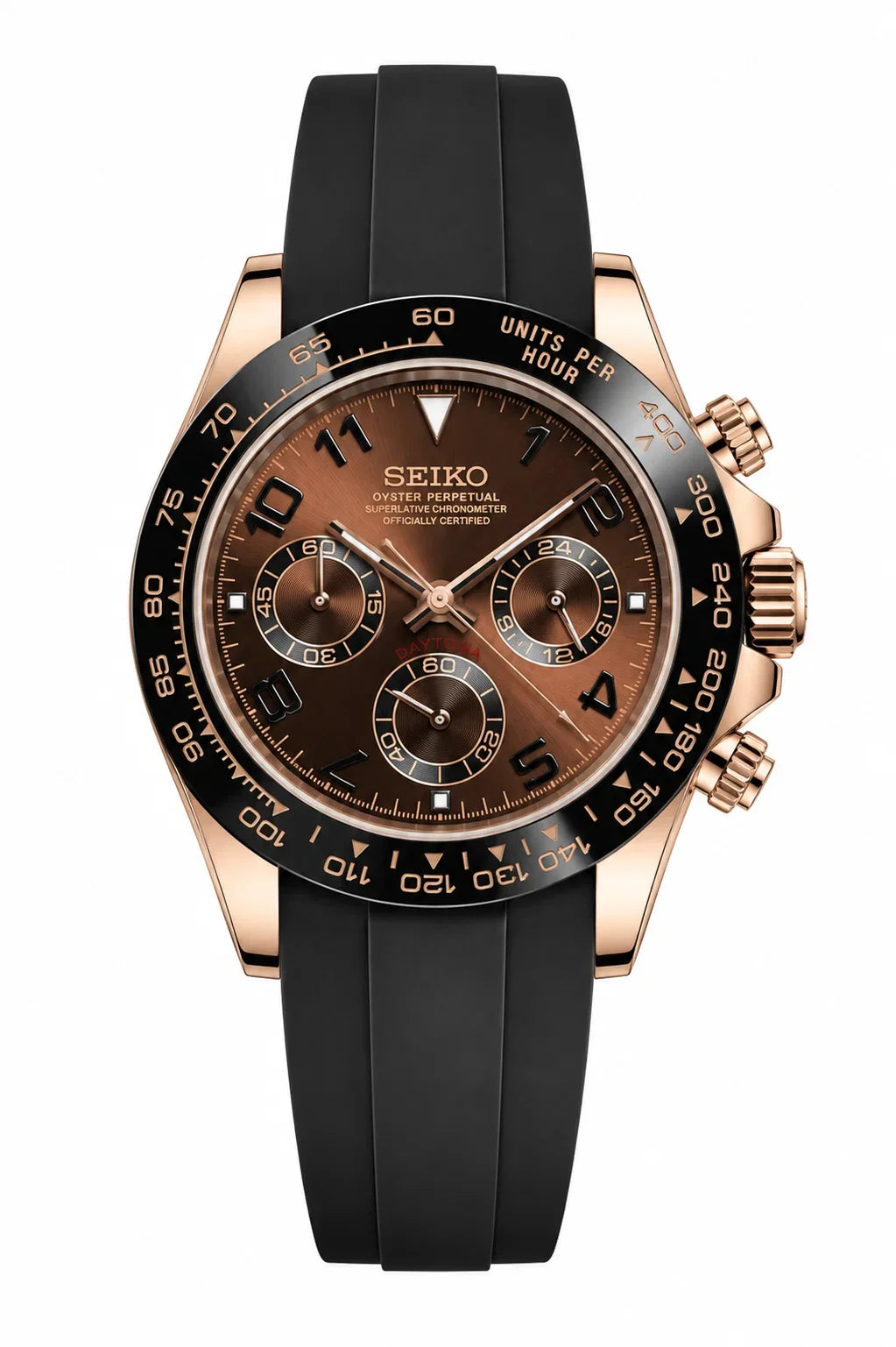 Daytona Chocolate & Rose Gold