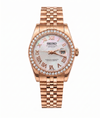 Datejust Mother of Pearl & Rose Gold Femme