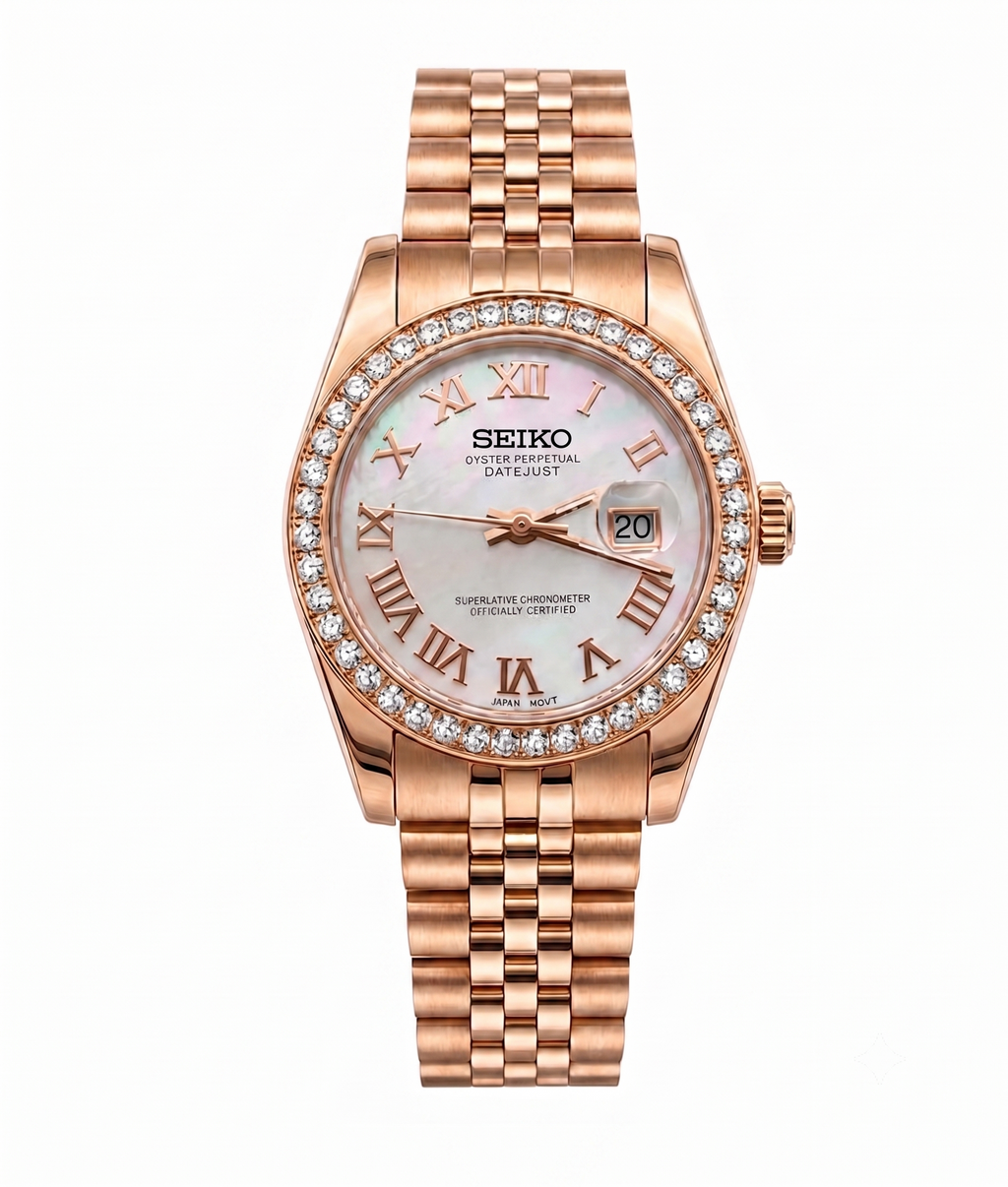 Datejust Mother of Pearl & Rose Gold