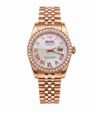 Datejust Mother of Pearl & Rose Gold Femme
