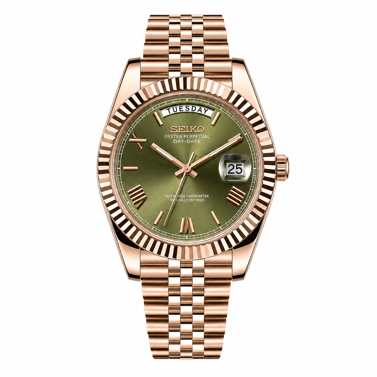 Daydate Rose Gold & Olive
