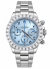 Daytona Platinum Blue Baguette Arabic