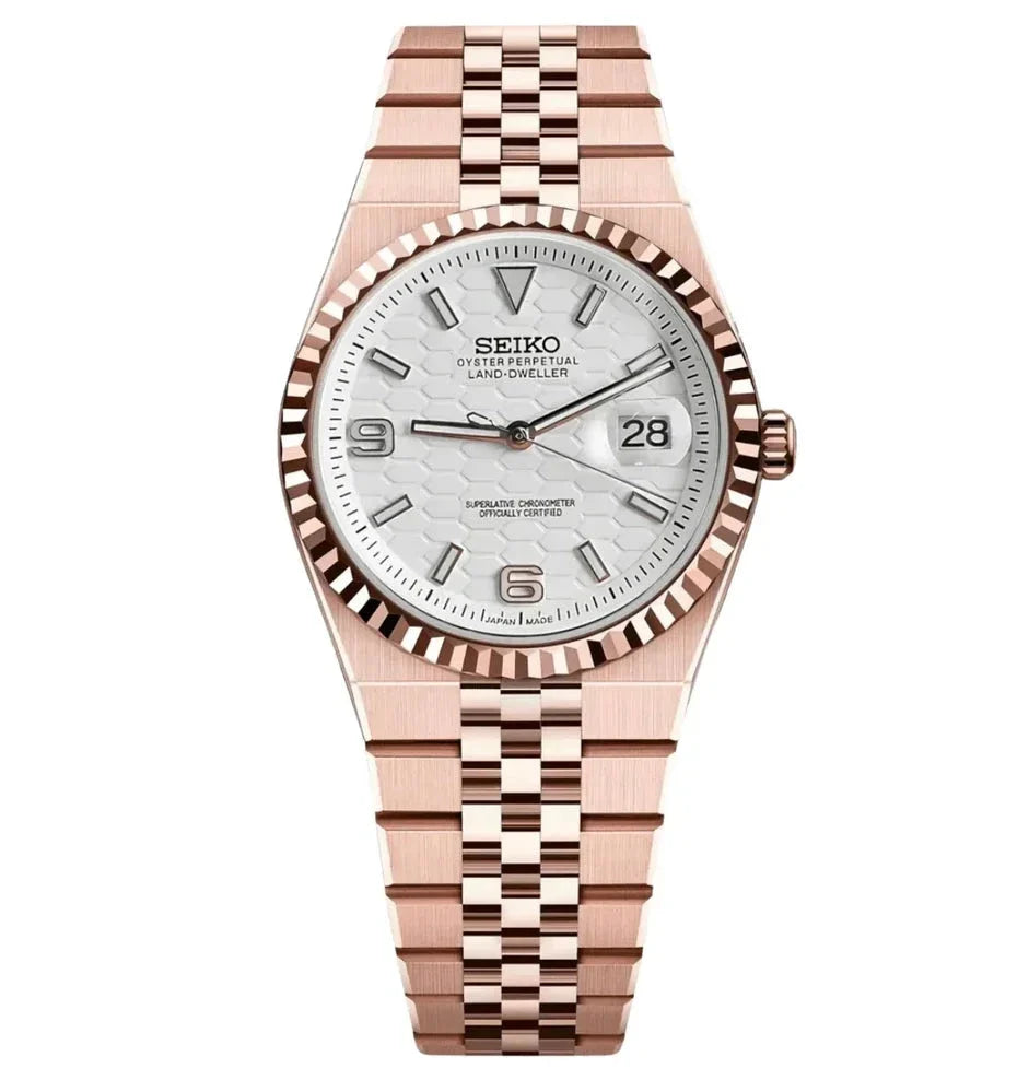 Land Dweller Rose Gold & White