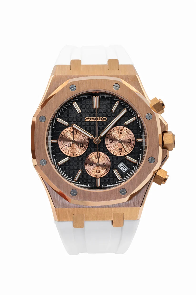 Royal Oak Rose Gold & White
