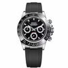 Daytona Black & Silver Oysterflex